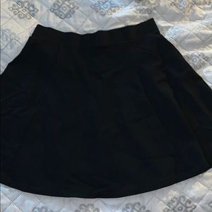 Black circle skirt